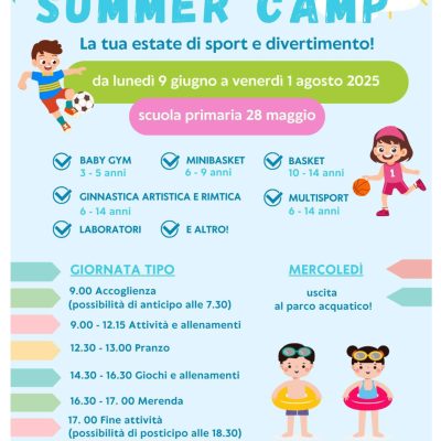 Volantino summer camp 2025