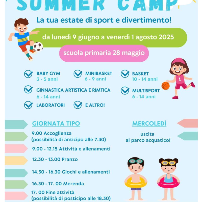 Volantino summer camp 2025